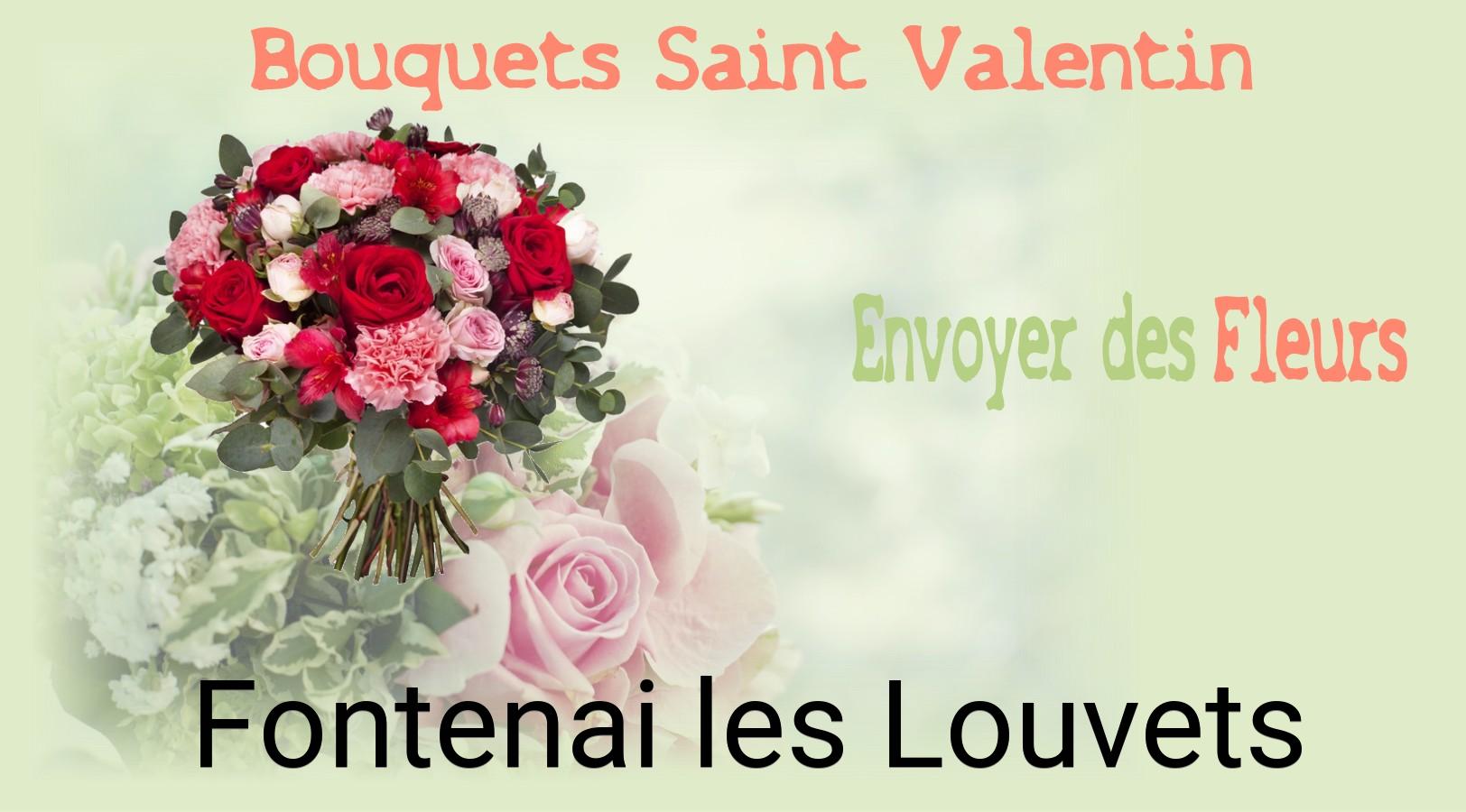 Roses de Saint-Valentin livrées à Fontenai-les-Louvets